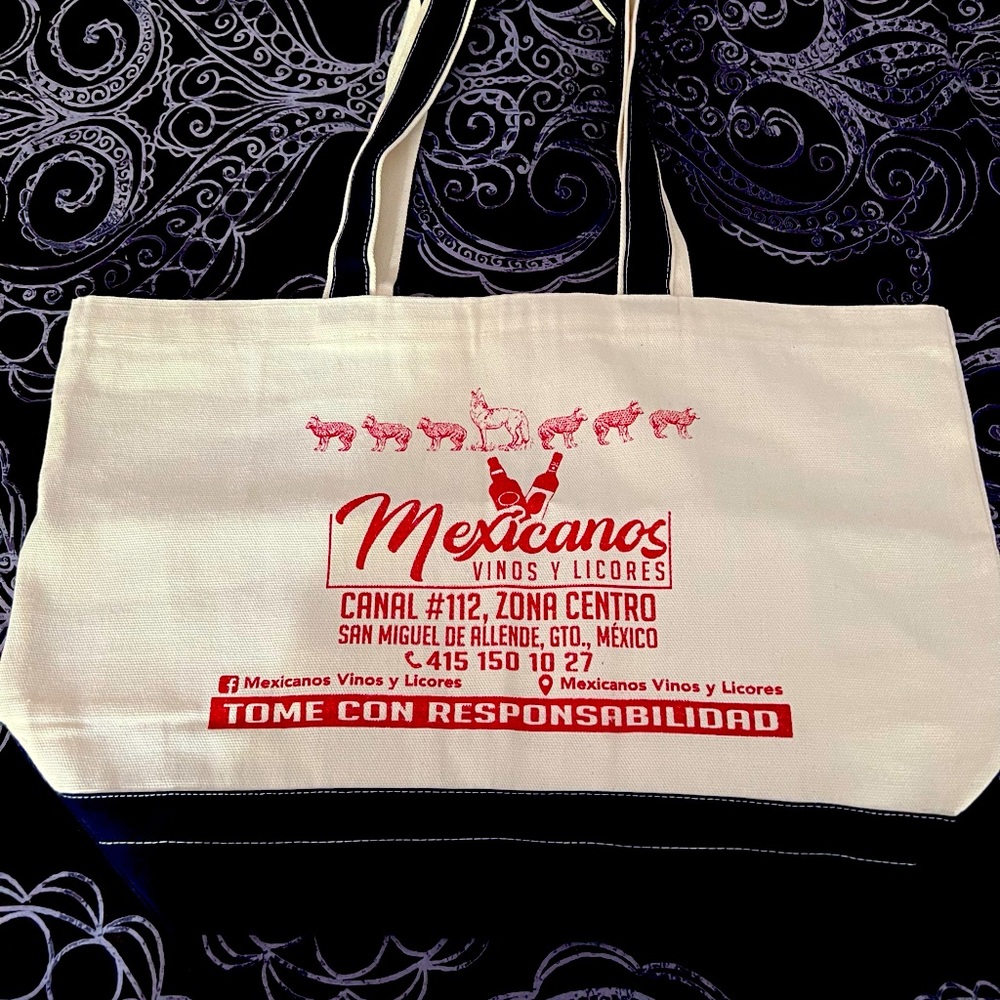 BUENO Mexican canvas tote - NEW🇲🇽✔️